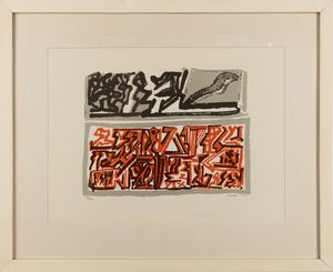 EMILIO SCANAVINO : Senza titolo  - Asta Multipli e grafica internazionale - Associazione Nazionale - Case d'Asta italiane