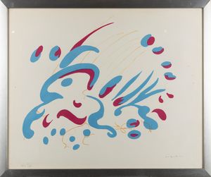 GIULIO TURCATO : Senza titolo  - Asta Multipli e grafica internazionale - Associazione Nazionale - Case d'Asta italiane