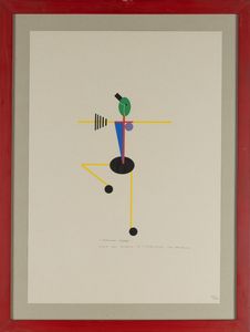 LUIGI VERONESI : Storia del soldato - di Stravinskij - una ballerina <BR>  - Asta Multipli e grafica internazionale - Associazione Nazionale - Case d'Asta italiane