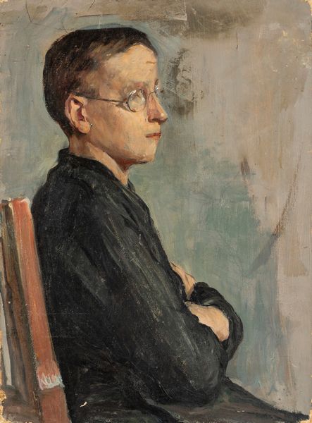 Romeo Bonomelli : Ritratto maschile  - Asta Importanti Dipinti e Sculture / Arte Figurativa tra XIX e XX Secolo - Parte 2 - Associazione Nazionale - Case d'Asta italiane