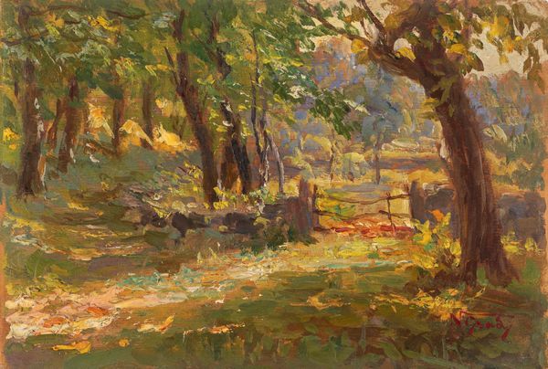 Luigi Napoleone Grady : Boschi del paradiso, Valcuvia  - Asta Importanti Dipinti e Sculture / Arte Figurativa tra XIX e XX Secolo - Parte 2 - Associazione Nazionale - Case d'Asta italiane