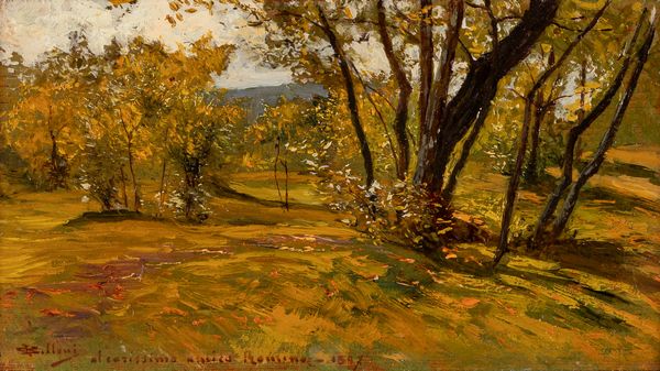 Giorgio Belloni : Paesaggio  - Asta Importanti Dipinti e Sculture / Arte Figurativa tra XIX e XX Secolo - Parte 2 - Associazione Nazionale - Case d'Asta italiane