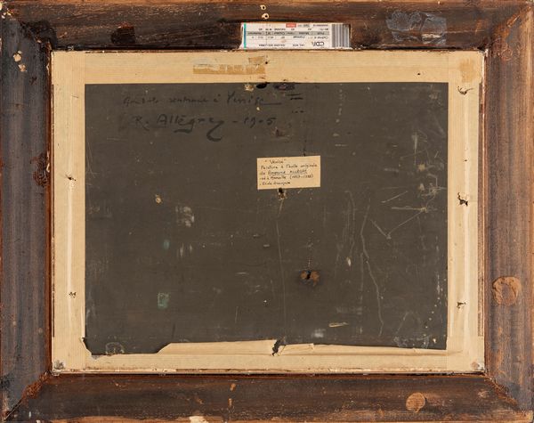 Raymond Allegre : Gondola a Venezia  - Asta Importanti Dipinti e Sculture / Arte Figurativa tra XIX e XX Secolo - Parte 2 - Associazione Nazionale - Case d'Asta italiane