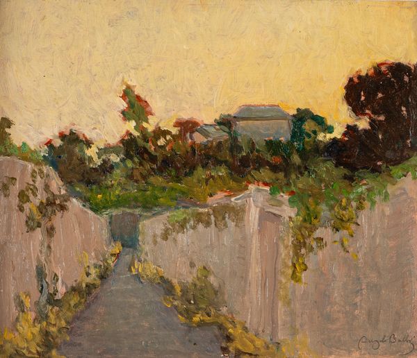 Angelo Balbi : Al tramonto  - Asta Importanti Dipinti e Sculture / Arte Figurativa tra XIX e XX Secolo - Parte 2 - Associazione Nazionale - Case d'Asta italiane