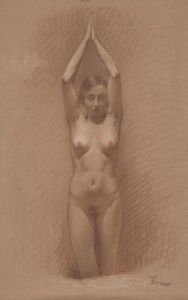 Giacomo Grosso - Nudo femminile