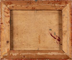 Attribuito a Ermenegildo Agazzi (Mapello 1866-Bergamo 1945) : Paesaggio lacustre  - Asta Importanti Dipinti e Sculture / Arte Figurativa tra XIX e XX Secolo - Parte 2 - Associazione Nazionale - Case d'Asta italiane