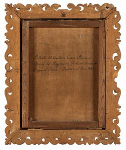 Enrico Bartolomei : Ritratto del Cavaliere Cesare Regazzoni e Ritratto di Donna Maria Candiotti in Regazzoni  - Asta Importanti Dipinti e Sculture / Arte Figurativa tra XIX e XX Secolo - Parte 2 - Associazione Nazionale - Case d'Asta italiane