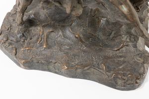 Paolo Troubetzkoy : Cowboy  - Asta Importanti Dipinti e Sculture / Arte Figurativa tra XIX e XX Secolo - Parte 2 - Associazione Nazionale - Case d'Asta italiane