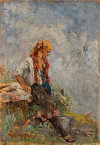 Leonardo Bazzaro - La pastorella