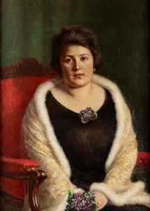 CARLO BUGATTI - Ritratto femminile