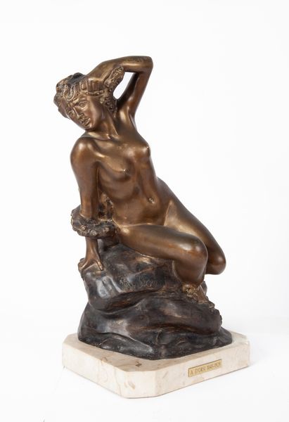 Achille D'Orsi : Pathos  - Asta Antiquariato - Icone, Arredi, Sculture, Oggetti d'Arte - Associazione Nazionale - Case d'Asta italiane