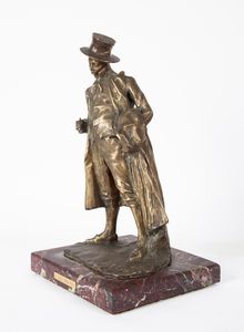 Elia Sala : L�ubriaco  - Asta Antiquariato - Icone, Arredi, Sculture, Oggetti d'Arte - Associazione Nazionale - Case d'Asta italiane