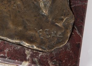 Elia Sala : L�ubriaco  - Asta Antiquariato - Icone, Arredi, Sculture, Oggetti d'Arte - Associazione Nazionale - Case d'Asta italiane