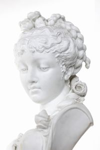 Paul Duboy : Busto di Flora  - Asta Antiquariato - Icone, Arredi, Sculture, Oggetti d'Arte - Associazione Nazionale - Case d'Asta italiane
