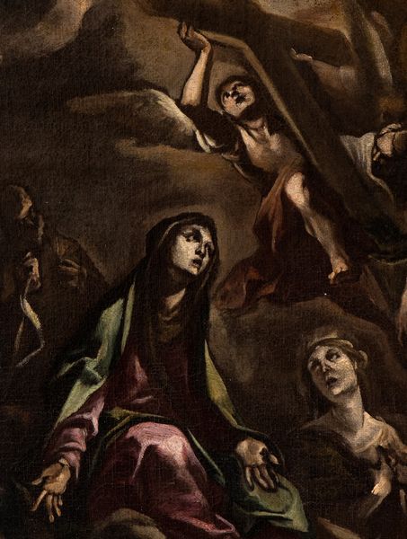 Giacomo Farelli : Estasi di Santa Brigida con apoteosi di santi  - Asta Dipinti antichi dal XIV al XIX secolo. Con una selezione di sculture - Associazione Nazionale - Case d'Asta italiane