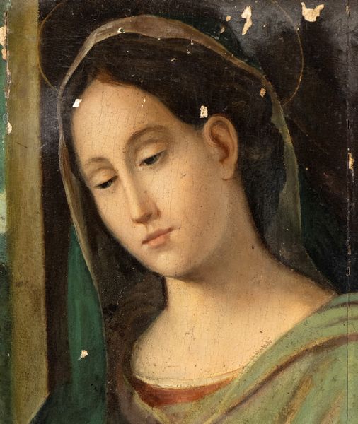 Francesco Brina, Attribuito a : Madonna con il Bambino e San Giovannino  - Asta Dipinti antichi dal XIV al XIX secolo. Con una selezione di sculture - Associazione Nazionale - Case d'Asta italiane