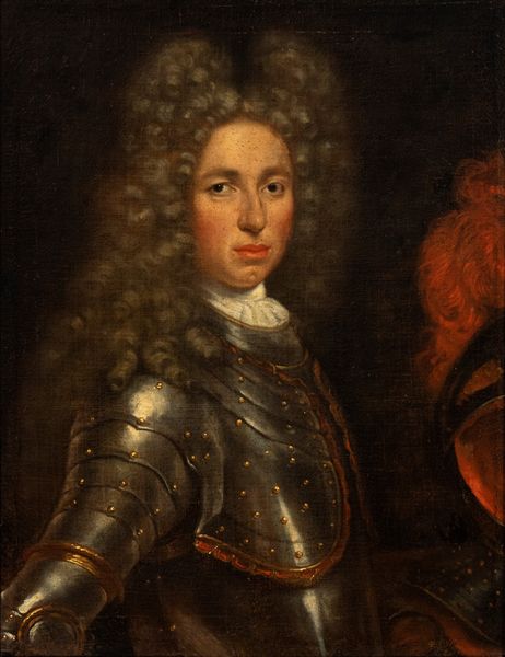 Artista francese, XVIII secolo : Ritratto di gentiluomo in armatura  - Asta Dipinti antichi dal XIV al XIX secolo. Con una selezione di sculture - Associazione Nazionale - Case d'Asta italiane