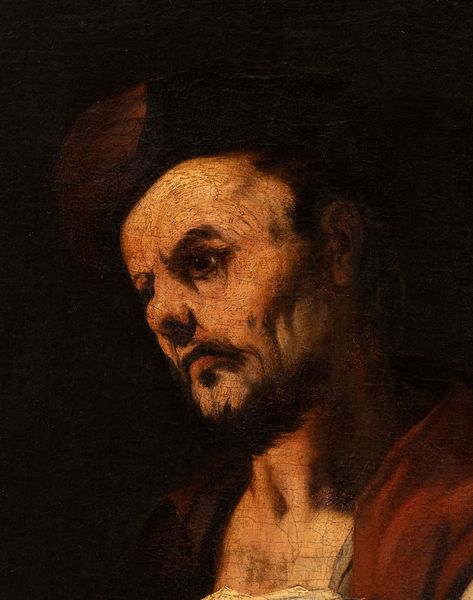 Luca Giordano, Ambito di : Filosofo con libro  - Asta Dipinti antichi dal XIV al XIX secolo. Con una selezione di sculture - Associazione Nazionale - Case d'Asta italiane