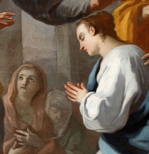 Pietro Bardellino, Attribuito a : Presentazione della Vergine al Tempio  - Asta Dipinti antichi dal XIV al XIX secolo. Con una selezione di sculture - Associazione Nazionale - Case d'Asta italiane