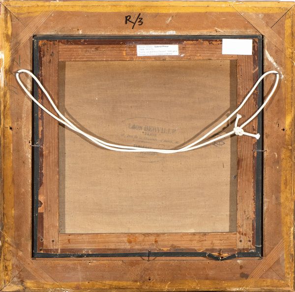 Romain-Étienne-Gabriel  Prieur : Veduta di San Pietro da via del Passo Oscuro  - Asta Dipinti antichi dal XIV al XIX secolo. Con una selezione di sculture - Associazione Nazionale - Case d'Asta italiane