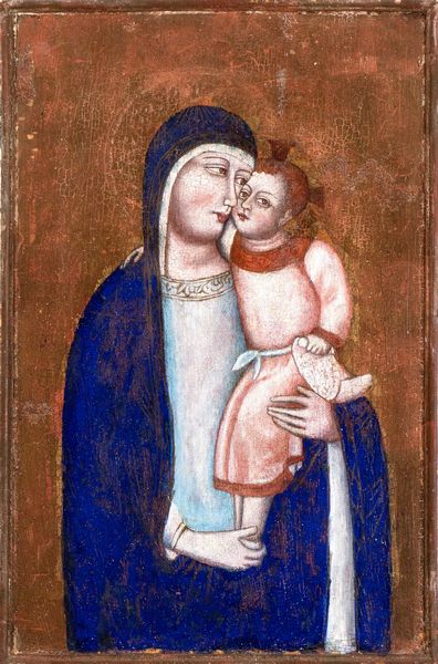 Ambrogio Lorenzetti, nei modi di : Madonna con il Bambino  - Asta Dipinti antichi dal XIV al XIX secolo. Con una selezione di sculture - Associazione Nazionale - Case d'Asta italiane