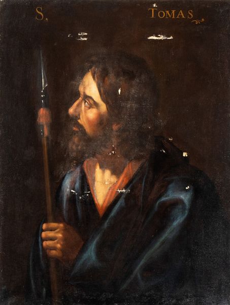 Bartolomeo Mendozzi , Ambito di : San Tommaso  - Asta Dipinti antichi dal XIV al XIX secolo. Con una selezione di sculture - Associazione Nazionale - Case d'Asta italiane