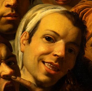 Artista napoletano, XVIII secolo : Studio di teste di carattere (I peccati capitali)  - Asta Dipinti antichi dal XIV al XIX secolo. Con una selezione di sculture - Associazione Nazionale - Case d'Asta italiane