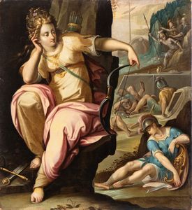 Artista emiliano, fine XVI - inizio XVII secolo - Eroina classica