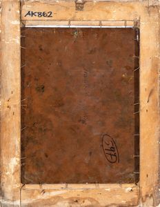 Artista attivo a Napoli, seconda metà XVI secolo : Sacra conversazione  - Asta Dipinti antichi dal XIV al XIX secolo. Con una selezione di sculture - Associazione Nazionale - Case d'Asta italiane