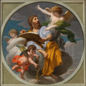 Domenico Corvi - San Matteo e l'angelo
