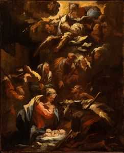Artista fiorentino, prima metà XVIII secolo - Adorazione dei pastori