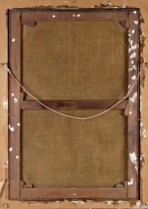 Artista napoletano, prima metà XVIII secolo : San Giuseppe visitato dall'angelo  - Asta Dipinti antichi dal XIV al XIX secolo. Con una selezione di sculture - Associazione Nazionale - Case d'Asta italiane