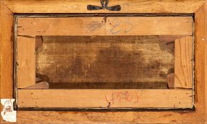 Artista genovese, XVII secolo : Martirio di San Lorenzo  - Asta Dipinti antichi dal XIV al XIX secolo. Con una selezione di sculture - Associazione Nazionale - Case d'Asta italiane