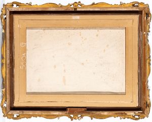 Artista attivo a Roma, XIX secolo : L'acquedotto di Civita Castellana  - Asta Dipinti antichi dal XIV al XIX secolo. Con una selezione di sculture - Associazione Nazionale - Case d'Asta italiane