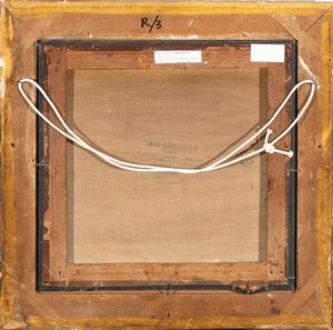 Romain-Étienne-Gabriel  Prieur : Veduta di San Pietro da via del Passo Oscuro  - Asta Dipinti antichi dal XIV al XIX secolo. Con una selezione di sculture - Associazione Nazionale - Case d'Asta italiane