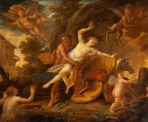 Artista napoletano, prima metà XVIII secolo - Ratto di Proserpina