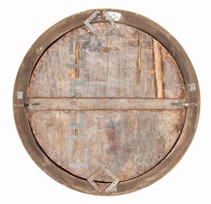 Artista fiorentino, fine XV - inizio XVI secolo : Sacra Famiglia con San Giovannino  - Asta Dipinti antichi dal XIV al XIX secolo. Con una selezione di sculture - Associazione Nazionale - Case d'Asta italiane