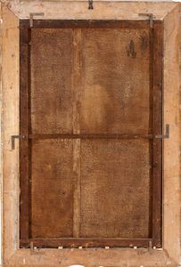 Artista caravaggesco nord-europeo attivo a Roma, prima metà XVII secolo : San Giovanni Battista nel deserto  - Asta Dipinti antichi dal XIV al XIX secolo. Con una selezione di sculture - Associazione Nazionale - Case d'Asta italiane