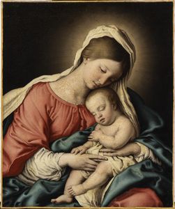 Giovanni Battista Salvi Sassoferrato - Madonna con Bambino