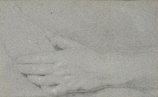 Scuola francese del XVIII secolo : Studio di mano  - Asta Disegni Antichi - Associazione Nazionale - Case d'Asta italiane