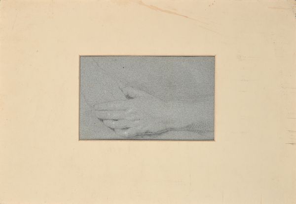 Scuola francese del XVIII secolo : Studio di mano  - Asta Disegni Antichi - Associazione Nazionale - Case d'Asta italiane