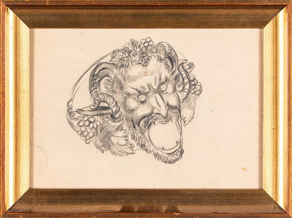 PITTORE DEL XX SECOLO : Coppia di disegni Maschere  - Asta Disegni Antichi - Associazione Nazionale - Case d'Asta italiane