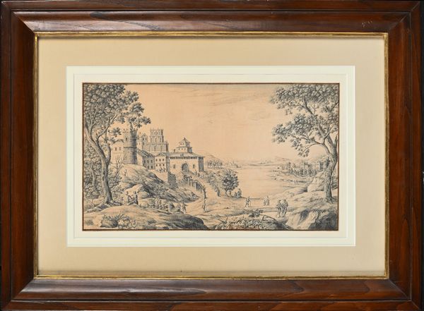 Karl Josef Aigen : Veduta di Olmtz  - Asta Disegni Antichi - Associazione Nazionale - Case d'Asta italiane