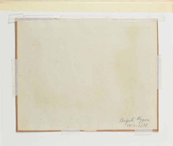 Angelo Uggeri : Avanzi dell'Anfiteatro creduto Marittimo in Villa Adriana  - Asta Disegni Antichi - Associazione Nazionale - Case d'Asta italiane