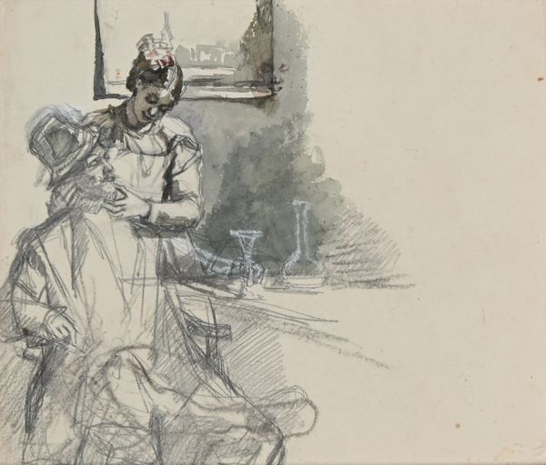 Scipione Vannutelli : Scena in costume  - Asta Disegni Antichi - Associazione Nazionale - Case d'Asta italiane