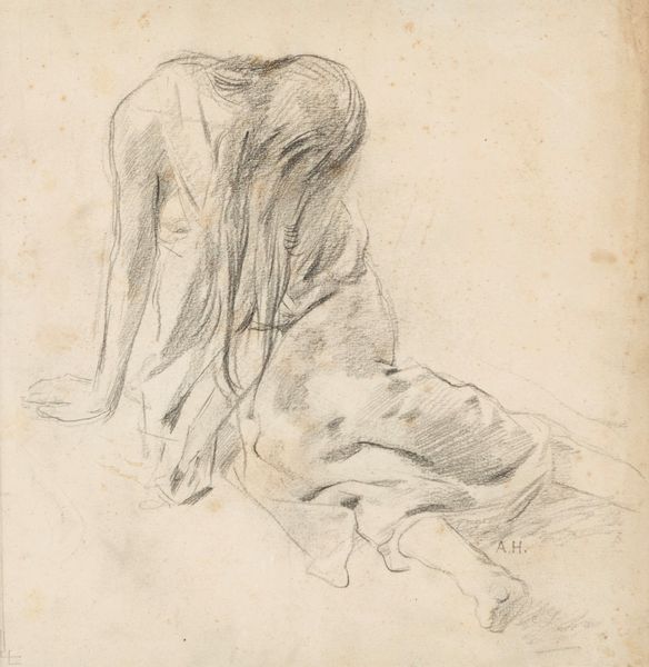 Adolf Hirémy-Hirschl : Donne distesa  - Asta Disegni Antichi - Associazione Nazionale - Case d'Asta italiane