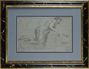 Giuseppe  Bottani : Studio di nudo accademico  - Asta Disegni Antichi - Associazione Nazionale - Case d'Asta italiane