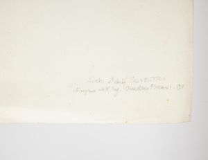 Quadrio Ferruccio Pirani : Cappella sepolcrale  - Asta Disegni Antichi - Associazione Nazionale - Case d'Asta italiane