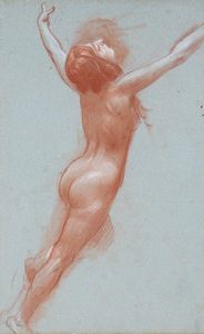 Adolf Hirémy-Hirschl - Studio di nudo femminile