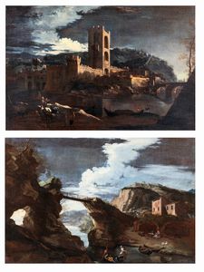 Lieven Mehus - Coppia di paesaggi